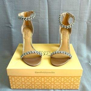 Jewel Badgley Mischka Sandals- size 8